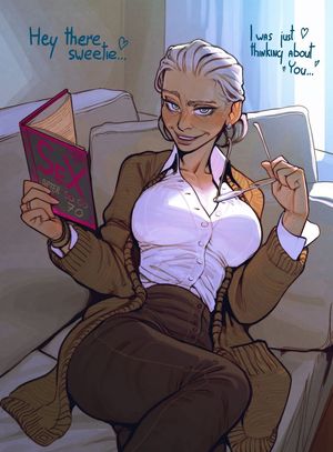 I ALWAYS POP IN ON MY NEIGHBOUR MRS THOMPSON AFTER SCH00L.......