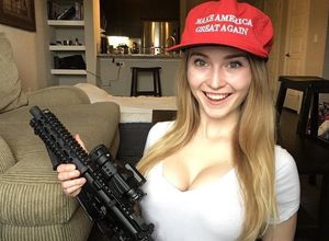 “ Don’t lie … you’d drop your pants and fuck her would you , libtard ? “