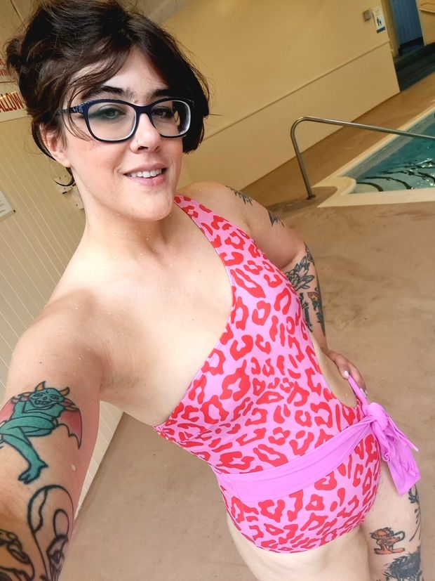 Sexy selfie in bathing suit