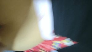 Stuck inside tight Asian aunt