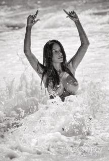 She won't need a lifejacket I guess..