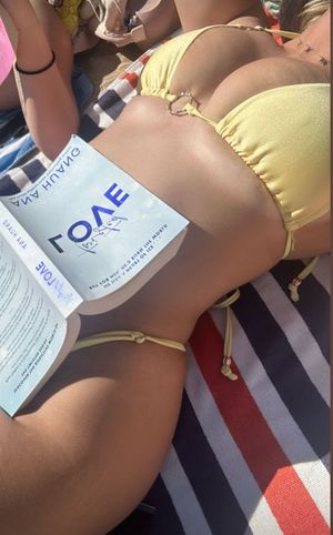 Aimee yellow bikini headless book