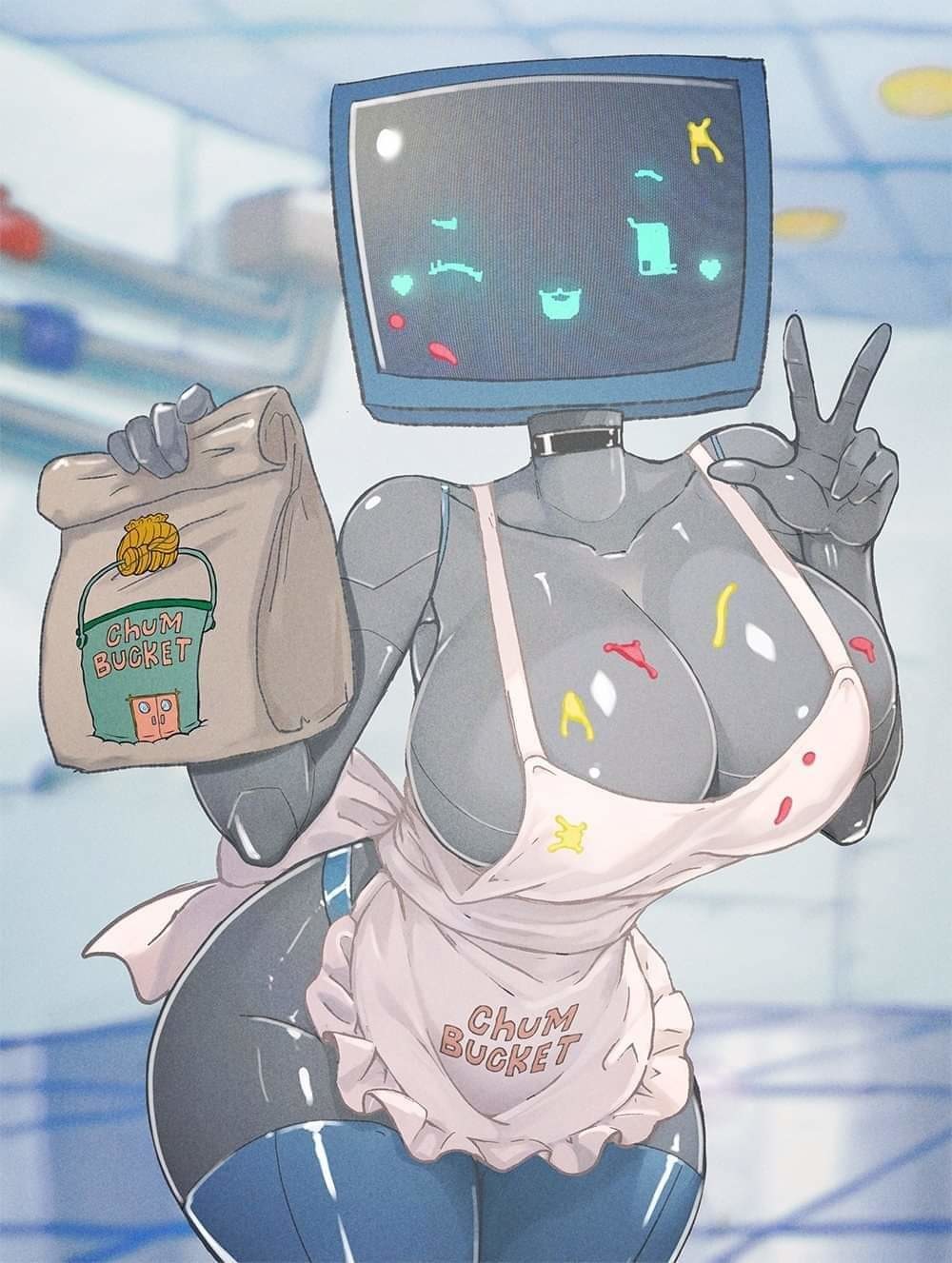 I'd like to Chum on her Buckets