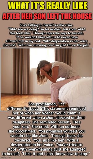 What it's really like...mom feels guilty