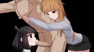 Cartoon femdom blowjob - All on one - Lizard