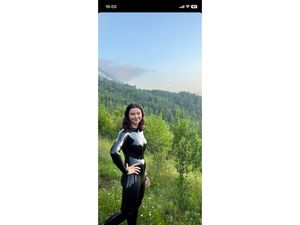 deniz is love public latex wearing