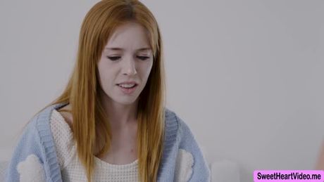 Gorgeous teen tastes the wet pussy of her MILF stepmommy