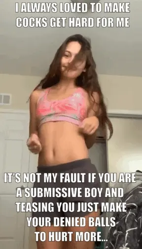 Sorry, it's you being a pervert!