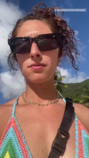 Showing off my crochet bikini