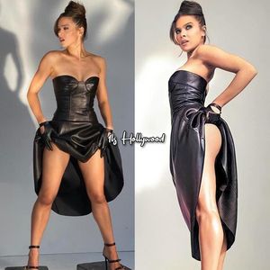 Hailee Steinfeld lifting up her dress and showing off her legs…