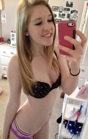 Sexy selfie sent to boyfriend. He won’t show anyone.