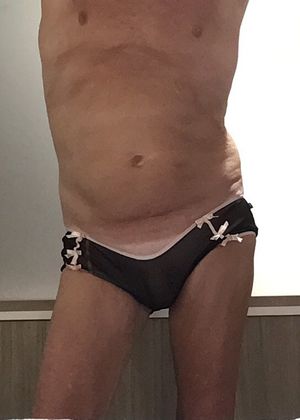 Enjoying new panties