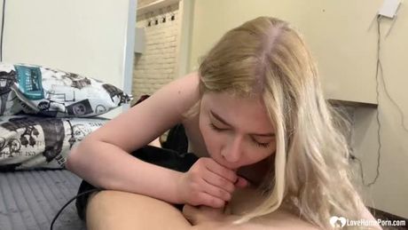Stunning blonde gets a dick in her hole