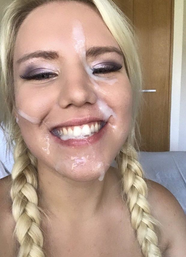 You love wearing men's cum! Makes you feel pretty and useful.