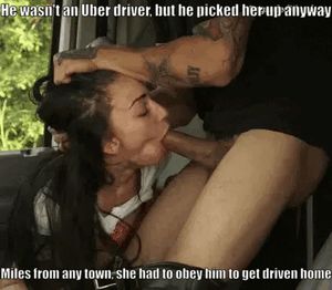 He thought she was overreacting. After all, once he'd emptied his balls in her, he did drive her home