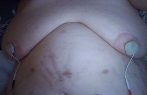 Electric nipple play turned all the way up