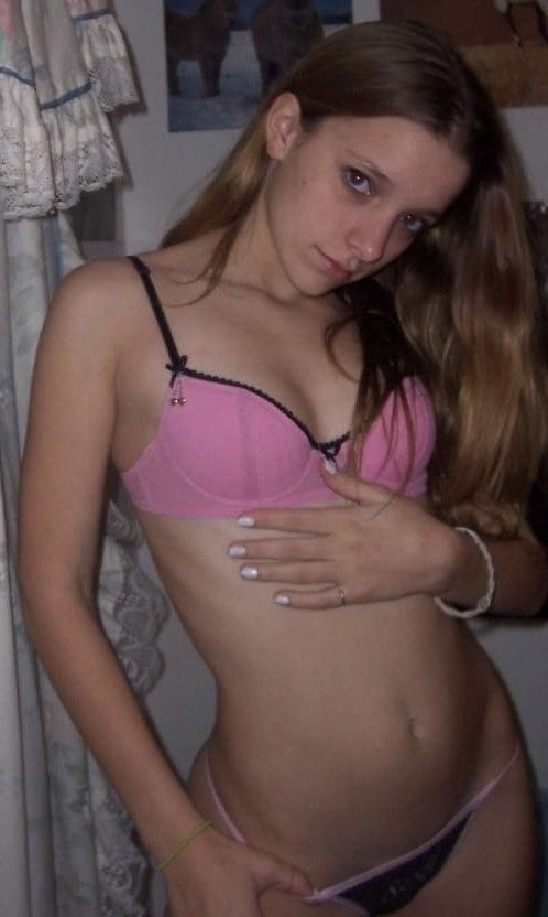 Girlie in her bra and panties