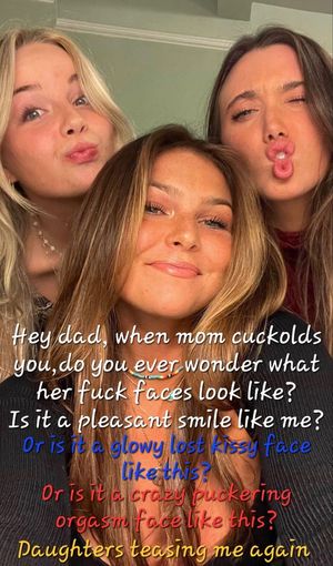 My daughter's are usually pretty good with my wife's FLR relationship, but today is one of those days they rubbed it in. They can be devils