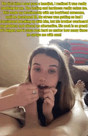 She says it's not sexual, but her panties get soaked every time