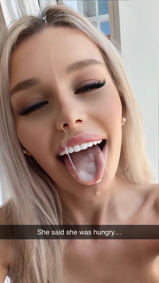 My gf was hungry for my cum