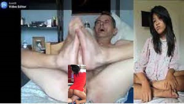 j ai baisé ce farang par le cu en self footjob