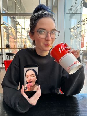 Pornception at cafe 3