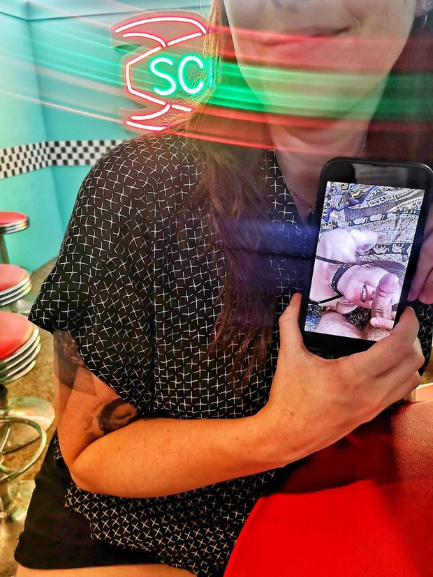 Pornception at dinner 8