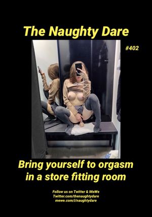 Orgasm in store fitting room