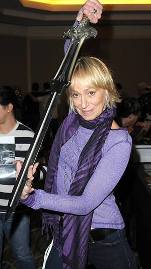 Sandahl Bergman w/ Atlantean Sword
