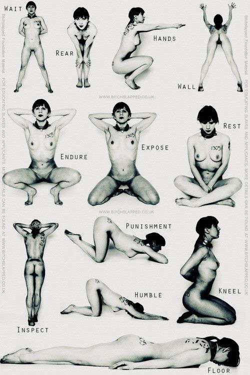 It's important for a slave to know that. Teach her, make her do it, naked. Every day.