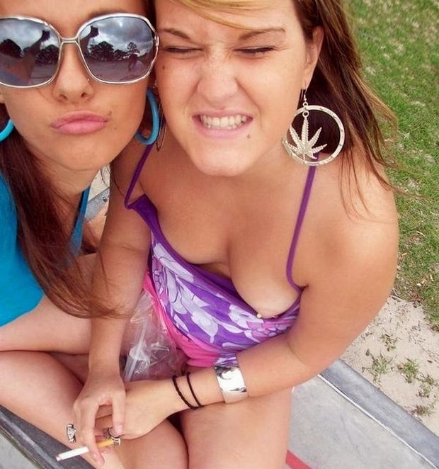 Downblouse cleavage