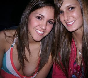 Downshirt nipple slip shots