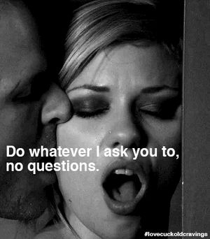 On our wedding night my wife takes some extra vows