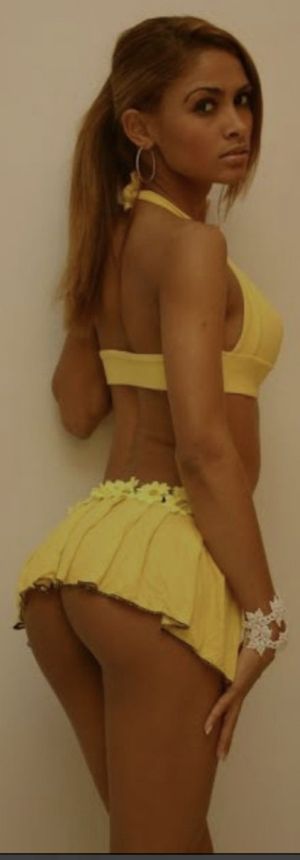 Such a hot honey with a short skirt.