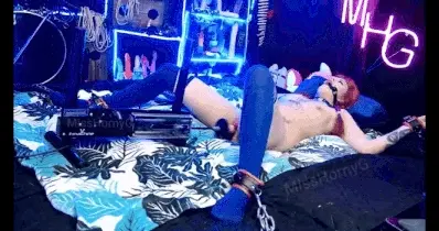 Bound and Machine Fucked