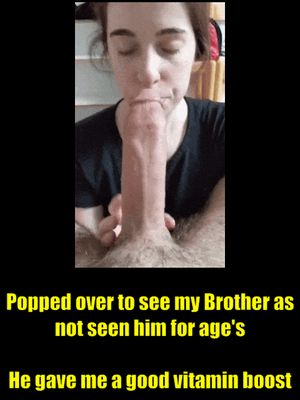 Sister pays bro a visit.