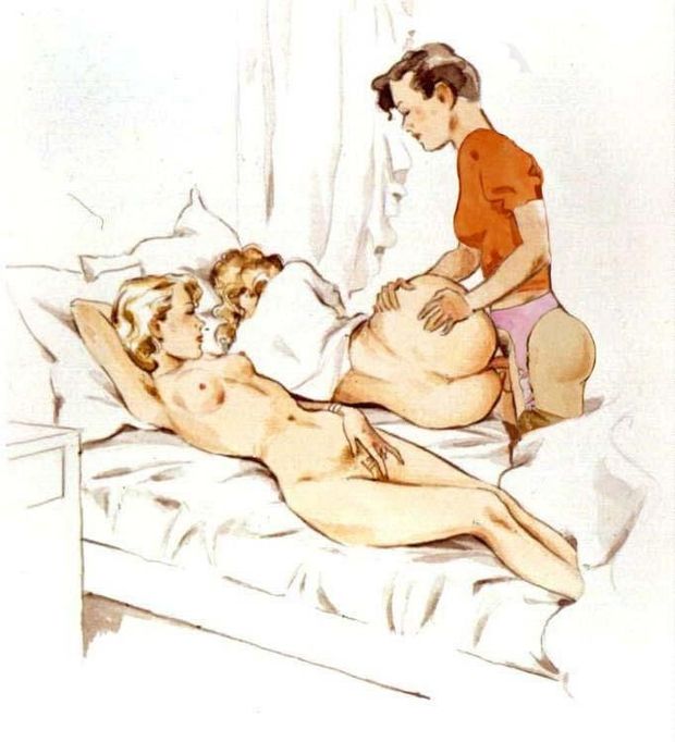 His girlfriend loves to masturbate watching her boyfriend fuck Mom.