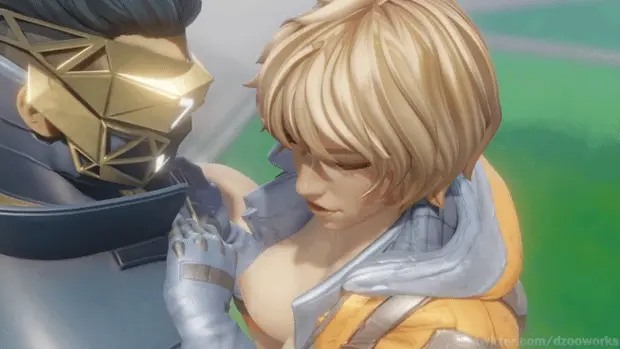Wattsons blue eyes and bouncing boobs