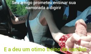 Ela adorou a aula! ele é um otimo motorista