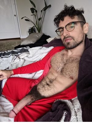 love his bush and cut cock