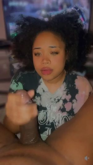 Sucking the skin off that dick