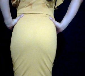 sexy mexican in yellow dress