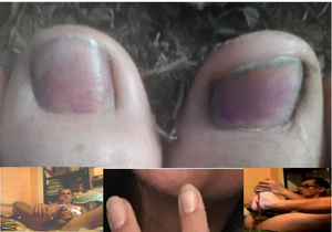 ma queue adore mes orteils bien crades