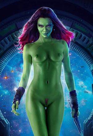 I can ravage gamora cunt for 1000 lightyears and impregnate her