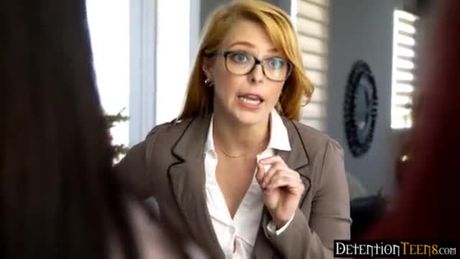 Detention teens n Lesbian teacher #868