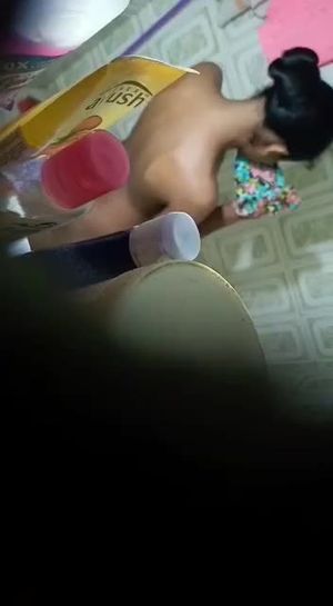 Brother secretly record video of her sister but she find it fuckkk