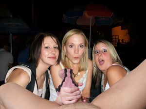 Carrie using her own panties to jerk off a stranger