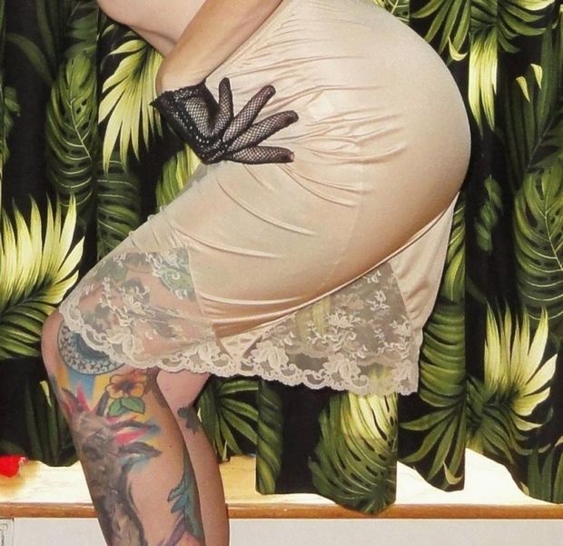 Lacy Silky Slip!