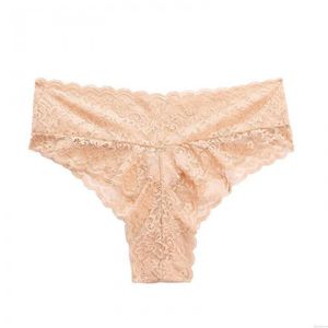 Sexy atmungsaktive hohle Spitze mittlere Taille Tanga T-Rücken Dessous Unterhose Hipster Slip Damen Höschen Unterwäsche