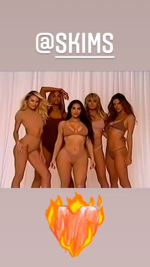 Candice Swanepoel, Tyra Banks, Kim Kardashian, Heidi Klum, Alessandra Ambrosio